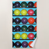 Serviette De Plage Bowling Blitz (Devant)