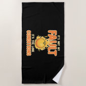 Serviette De Plage Bowling C'Est L'État De La Voie (Devant)