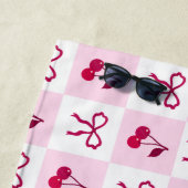 Serviette de plage Bows & Bears (En situation)