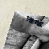 Serviette De Plage Boxer Dog On Windowsill btcn Beach Towne (En situation)