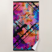 Serviette De Plage Brainstorm fractal (Devant)