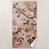 Serviette De Plage Branche en floraison (Devant)