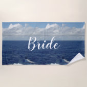 Serviette de plage Bride Ocean Waves (Devant)