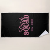 Serviette De Plage Bride Squad - Girls Weekend Party (Devant)