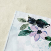 Serviette De Plage Bridesmaid Bachelorette Party Nom personnalisé (En situation)