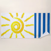 Serviette de plage "Bright Sunshine" (Devant)