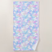 Serviette De Plage Brise Papillon Pastel (Devant)