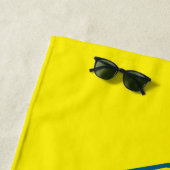 Serviette De Plage British Beach Theme Gift (En situation)