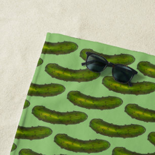Serviette De Plage Brochure verte croustillante en chaudière en chich