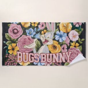 Serviette De Plage Broderie florale de BUGS BUNNY™