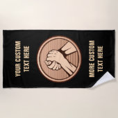 Serviette De Plage Bronze (Devant)