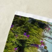 Serviette De Plage Brosel Griffon Chipies personnalisables (En situation)