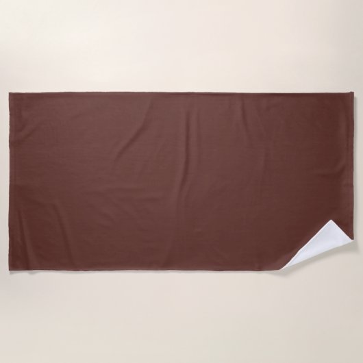 Serviette de plage Brown (Devant)