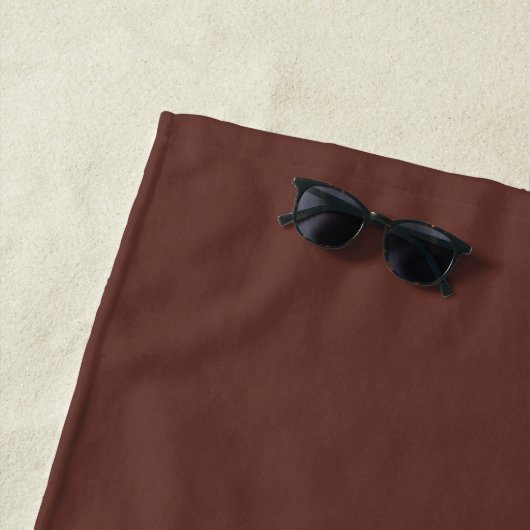 Serviette de plage Brown (En situation)
