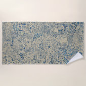 Serviette De Plage Bruit mental V01 (Devant)