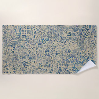 Serviette De Plage Bruit mental V01