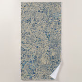 Serviette De Plage Bruit mental V01 (Devant)