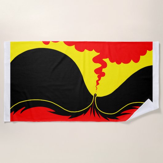 Serviette De Plage Brûler le désir 2 (Devant)
