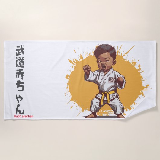 Serviette De Plage Budoable (Devant)