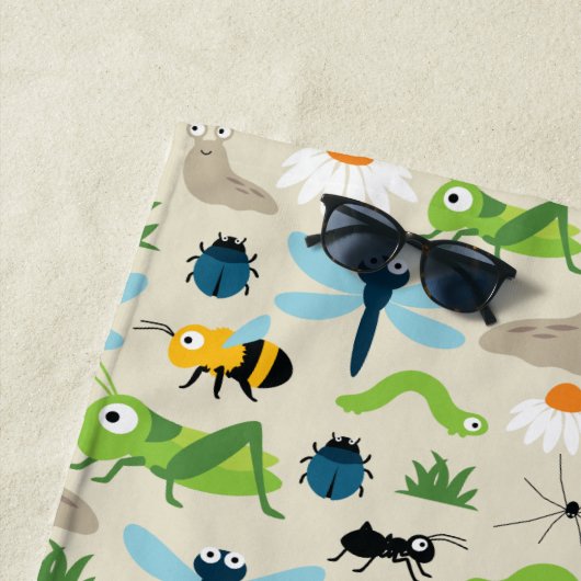 Serviette De Plage Bugs (En situation)