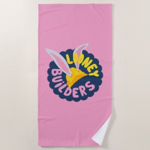 Serviette De Plage BUGS BUNNY BUILDERS™ Casque de chantier Logo à fe