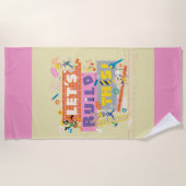 Serviette De Plage BUGS BUNNY BUILDERS™| Chantier "Construisons Cela" (Devant)
