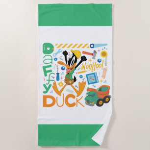 Serviette De Plage BUGS BUNNY BUILDERS™ DAFFY DUCK™ Outils de travai