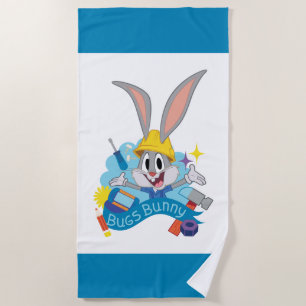 Serviette De Plage BUGS BUNNY BUILDERS™ Graphisme du personnage de B