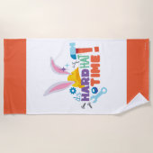Serviette De Plage BUGS BUNNY BUILDERS™| It's Hard Hat Time (Devant)