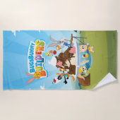 Serviette De Plage BUGS BUNNY BUILDERS™| Looney Builders Glace (Devant)