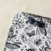 Serviette De Plage Bugs de Doodle sur bleu foncé (En situation)