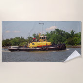 serviette de plage Bulldog (Devant)