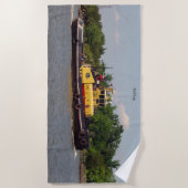 serviette de plage Bulldog (Devant)