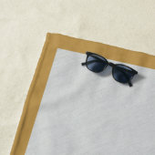 Serviette De Plage Bulldog Painting - Cute Original Dog Art (En situation)