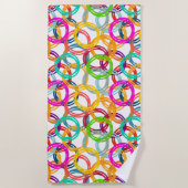 Serviette De Plage Bulles, bulles partout (Devant)
