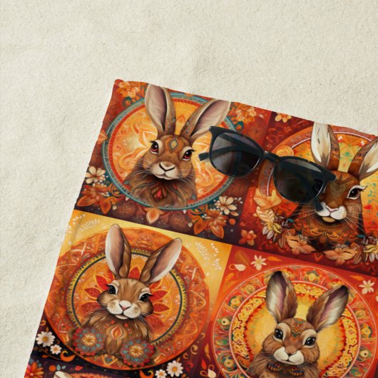 Serviette De Plage Bunnies 16 (En situation)