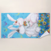 Serviette de plage Bunny - Hug (Devant)