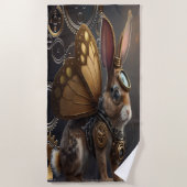 Serviette De Plage Bunny Steampunk (Devant)