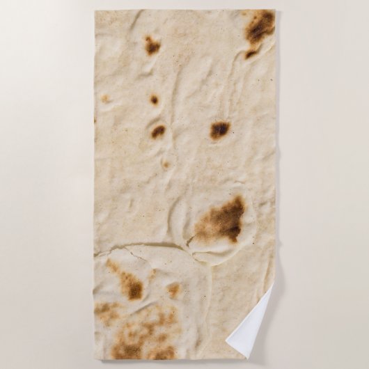 Serviette De Plage Burritos, Tortilla géante (Devant)