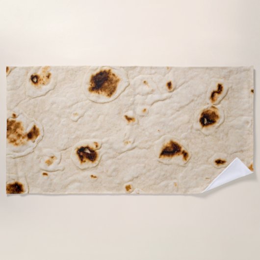 Serviette De Plage Burritos, Tortilla géante (Devant)