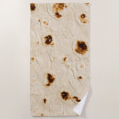 Serviette De Plage Burritos, Tortilla géante (Devant)