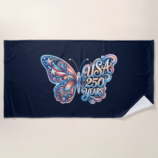 Serviette De Plage Butterfly for the USA 250th anniversary