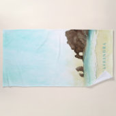 Serviette De Plage Cabo San Lucas | El Arco | Towe plage personnalisé (Devant)