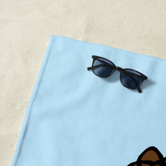 Serviette De Plage cacahuètes | Franklin (En situation)