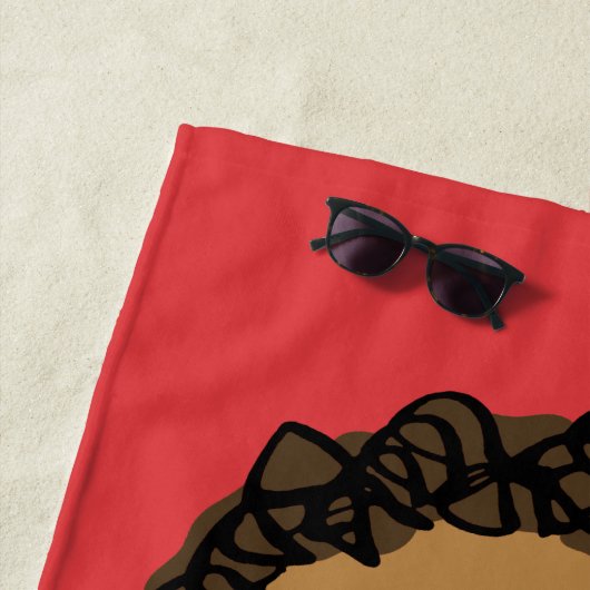 Serviette De Plage cacahuètes | Franklin Look (En situation)