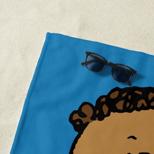 Serviette De Plage cacahuètes | Franklin Smile (En situation)