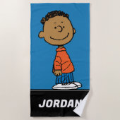 Serviette De Plage cacahuètes | Franklin Smile (Devant)