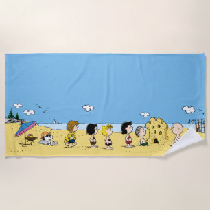 Serviette De Plage cacahuètes Journée à la plage