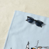 Serviette De Plage cacahuètes | La Bande à la butte des Pitcher (En situation)