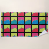 Serviette De Plage cacahuètes | Pop Art Charlie Brown (Devant)